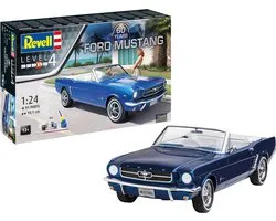 Revell Modelbouwpakket Auto - 05647 60th Anniversary of Ford Mustang Auto - Geschenkset Plastic - 1:24 - Modelbouw