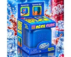 NeeDoh® Nice Cube Frisdrank – Squishy – Fidget Speelgoed – Anti-Stress Knijp Speeltje – Vanaf 3 Jaar
