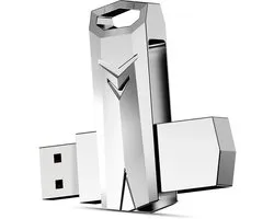 LUXWALLET SwiftStick - USB 3.0 Flashdrive - 360° Draaibare Cover – Sleutelhangerdesign - Ultrasterke Zinklegering - Windows 98/2000/XP/Vista/7/8/10/11 - MacOS 9.x en hoger - Linux Kernel 2.4.x en hoger – 256GB