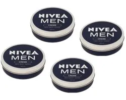NIVEA MEN Crème - 3en1 - Crème corporelle - Vitamine E - Hydrate et prend soin - 4x 150ml