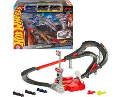 Hot Wheels Racing Formula 1 Sprint Race Circuit baanset - Met 3 metalen speelgoedauto's