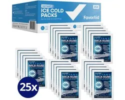 FavorAid Instant ice coldpack - 25 pièces - icepack - icepack auto-refroidissant - premiers secours - composant kit d'urgence