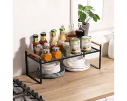 Support à épices – Support de cuisine – Organisateur de comptoir – Support à épices sur pied – Support de cuisine sur pied – Organisateur d'armoire d'évier – Support à épices – Support de cuisine – Support de comptoir de cuisine