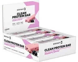 Body & Fit Clean Protein Bar - Proteïne Repen / Eiwitrepen - Blueberry - 12 stuks