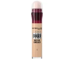 Maybelline New York - Instant Anti Age Eraser 01 Light - Réduit les cernes en un seul swipe - Avec applicateur éponge intégré - Beige - 6,8 ml