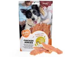 duvoplus meat! friandise jerky de poulet pour chiens 1kg