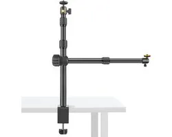 Verstelbare Camera Desk Mount met Arm voor DSLR, Live Streaming en Video-opnames
