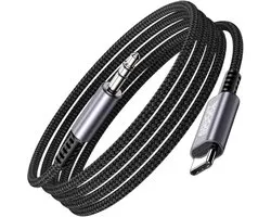 Câble Audio jack 3,5 mm vers USB-C AdroitGoods avec puce Convertisseur analogique-digital – Compatible avec Galaxy S23 Ultra, S23, S22, S21+, S2, iPad Pro/ Air/2021, Google Pixel 4 – 1 m