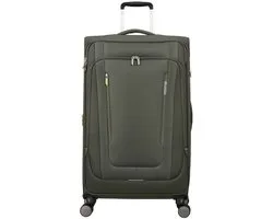 American Tourister trolley Wanderlite Spinner Exp. TSA Dark Khaki groen 80cm