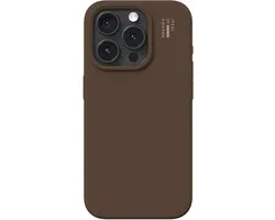 iDeal of Sweden Silicone Case geschikt voor MagSafe geschikt voor iPhone 15 Pro - Mocha Mousse