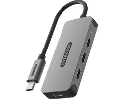 Sitecom - USB-C to 4x USB-C Hub - max 5 Gbps / max 7,5 W opladen per poort - 15cm kabel