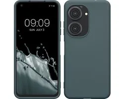 kwmobile coque de téléphone compatible avec ASUS Zenfone 10 / Zenfone 9 - Coque pour smartphone - Coque arrière en ardoise