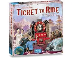 Ticket to Ride Asia - Uitbreiding - Bordspel - 6 Spelers