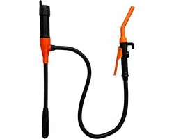 Pompe à carburant électrique - Pompe de transfert de liquide portable alimentée par batterie pour l'essence - Pompe siphon avec aspiration automatique - Pompe pour jerrican - Grande