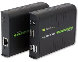 Techly Hdmi Kvm Extender Over Cat 5E/6 Cable 120M
