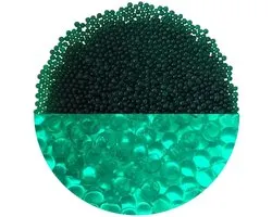 trendfinding 100 g watervasthoudende decokorrels zeegroen, korrelgrootte 3,5-4 mm, decoratie voor bloemen en planten, 10 liter, zeer zuinig, veelzijdig gebruik