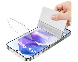 Samsung Galaxy A53 Lensun® Nano ScreenProtector - ‘Bullet Proof’, Anti-Kras, HD Helderheid, Oleofobe Coating, Eenvoudige Installatie - De Ultieme alternatief voor GlasProtectors / Tempered Glass - Bescherming voor aPhone, Samsung, Huawei en Meer!