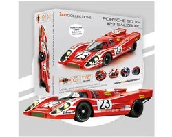 IXO Collections Modelbouwpakket Auto - 016 Porsche 917 KH - #23 Salzburg - Rood - R Auto Metalen - 1:8 - Modelbouw