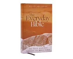 NKJV, The Everyday Bible, Hardcover, Red Letter, Comfort Print