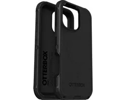 OtterBox Defender Hoesje Geschikt voor Apple iPhone 16 Pro Max - Back Cover Compatibel met MagSafe - Beschermhoes - DROP+ - Valbestendig - Zwart