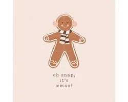 IXXI Oh Snap It's Xmas, Orara Studio & Various - 120 x 120 cm - Gratis ophangtool - Grote wanddecoratie en posters - Illustraties, Fantasierijk