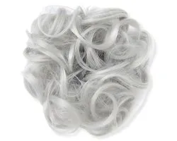 Chignon décoiffé Guardian Beauty : extension capillaire synthétique volumisante et d'aspect naturel - GS-Q5 GRIS