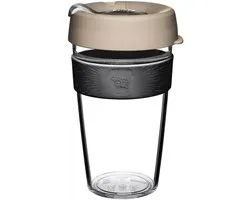 Koffiekop van KeepCup Clear Edition Melk 454ml, zwart
