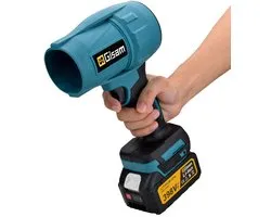 MakkelijkMooi Bladblazer - Souffleur - Avec batterie - Souffleurs de feuilles - Air duster - Turbo - Air comprimé - Blower - 1500W - 18V - Vert