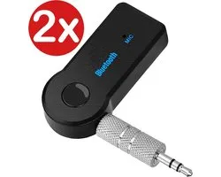 Draadloze Bluetooth Adapter Auto Bluetooth Receiver Audio Muziek AUX - 2 PACK