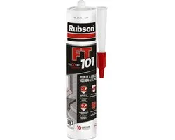 Rubson FT101 Bouwkit Wit 280 ml – Montagekit & Afdichtkit met Flextec® – Sterk, Elastisch & Waterdicht – Voor Binnen & Buiten – Hecht op Beton, Hout, Metaal & Kunststof