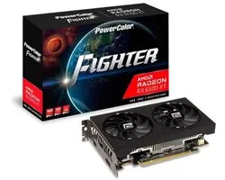 PowerColor Fighter - Carte Graphique - Radeon RX 6500 XT - 4GB GDDR6 - Refroidissement Dual Fan