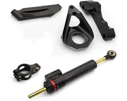 Motorfiets Stuurdemper - Stabilisator Beugel - Verbeter Rijstabiliteit - CNC Gefreesd Aluminium - One Size - Ac1