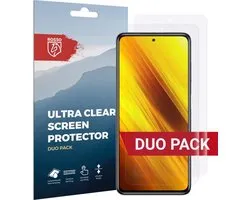 Rosso Geschikt voor Xiaomi Poco X3/X3 Pro Screenprotector Ultra Clear Folie Duo Pack