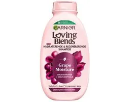 Garnier - Loving Blends Grape Moisture Shampoo - 3 x 300 ml - Voordeelverpakking