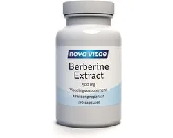 Nova Vitae - Berberine Extract - zuurbes - 500 mg - 180 capsules