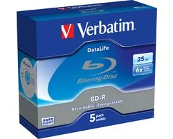 Verbatim DataLife 6x BD-R 25 Go 5 pièce (s)