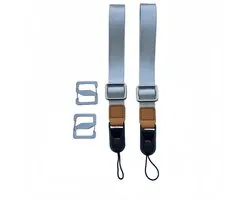 Sangle d'appareil photo - Détachable rapidement - Kit de sangle d'appareil photo 2-en-1 - Sangle de cou réglable pour reflex numérique et appareil photo hybride - Inclut boucle en S et système de changement rapide