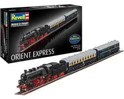 Revell Modelbouwpakket Treinen - 02190 Orient Express - Locomotief, Tender, CIWL Pullmann - Restauratiewagon - Trein Plastic - 1:87 - Modelbouw