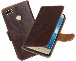 BestCases - Huawei P9 Lite mini Pull-Up booktype hoesje mocca