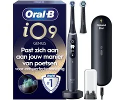 Oral-B iO 9 - Brosse À Dents Électrique - Noire - connecte Bluetooth