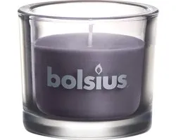 Bolsius Kaars In Glas Chic 9,2 Cm Wax Taupe