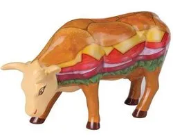 CowParade | Moovin Veggie Burger | Céramique moyenne