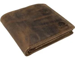 GREENBURRY porte-monnaie Vintage Wallet RFID Brown brun
