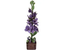Inspirebox Modelbouwpakket Violet - Decoratieve Bloem - 3D Houten Puzzel - 24 cm - Bouwpakket voor Volwassenen en Kinderen - Creatief Knutselen - DIY Modelbouwpakketten