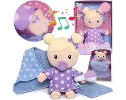 Kaja Interactieve knuffelpop, magnetische accessoires, eerste lappenpop, geluid 2+