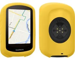 kwmobile fietscomputer gps hoes geschikt voor Garmin Edge 840 / Edge 540 hoesje - Beschermhoes voor fietsnavigatie - Siliconen cover