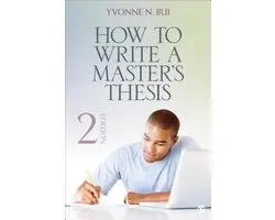 How To Write A Masters Thesis