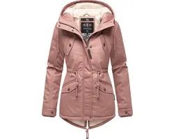 Gewatteerd & Winddicht - Marikoo MANOLYA - Winterjas Dames - Volwassen - Capuchon - Terracotta - L