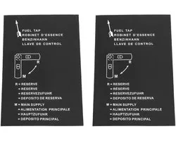Dailygoods- Instructies Sticker 150x100mm - Zelfklevende Sticker - Compatibel met Triumph Herald/Vitesse - Weerbestendig - Eenvoudige toepassing - Duidelijke instructies - Tanksticker