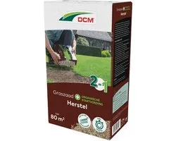 DCM semences de gazon 2-en-1 Recovery Plus avec engrais organique de démarrage - réparer les taches chauves - 1.2kg jusqu'à 80m²